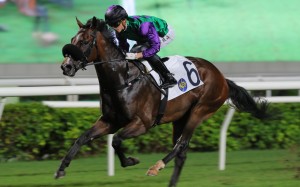 Flaming Rabbit salutes at Sha Tin on July 3. Photo: Kenneth Chan