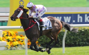 Andrea Atzeni wins aboard Aoraki Summit at Sha Tin on Sunday. Photo: Kenneth Chan