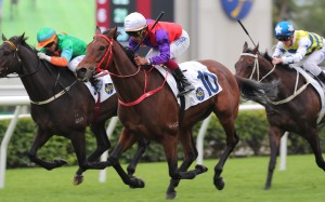 Karis Teetan salutes aboard Ensued last month. Photo: Kenneth Chan