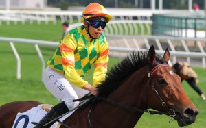 Jockey Vincent Ho returns after a recent winner. Photo: Kenneth Chan