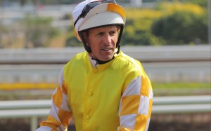 Hugh Bowman returns to the winner’s enclosure after saluting aboard Hong Kong Hall earlier this month. Photos: Kenneth Chan