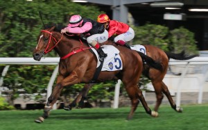 Beauty Infinity wins at Happy Valley for jockey Andrea Atzeni. Photos: Kenneth Chan