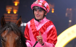 Andrea Atzeni has picked up the handy ride on Our Lucky Glory at Happy Valley on Wednesday night. Photos: Kenneth Chan
