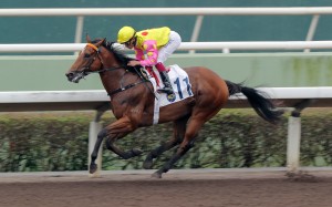 Sing Dragon wins at Sha Tin in March under Karis Teetan. Photo: Kenneth Chan