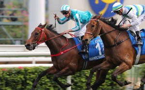 Romantic Warrior wins the Group One Gold Cup (2,000m) in February. Photos: Kenneth Chan