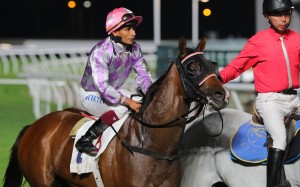 Karis Teetan and Adefill reunite at Sha Tin on Sunday. Photos: Kenneth Chan