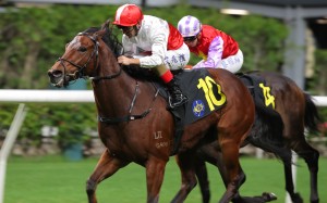 Andrea Atzeni steers Plentiful to victory at Happy Valley last month. Photos: Kenneth Chan