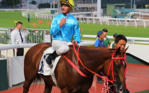 Zac Purton says a better draw will boost Wunderbar’s chances on Sunday. Photos: Kenneth Chan