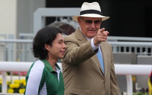 David Hayes after Ka Ying Rising’s weekend win. Photo: Kenneth Chan