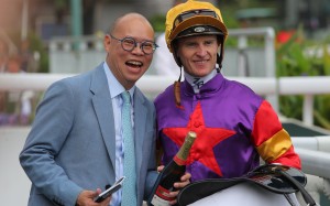 Trainer Chris So and jockey Zac Purton will team up with Pakistan Legacy and With A Smile at Sha Tin on Sunday. Photos: Kenneth Chan