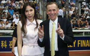 John Size celebrates his 13th trainers’ premiership. Photos: Kenneth Chan