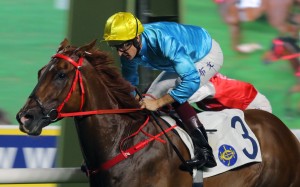 Wunderbar salutes under Hugh Bowman at Sha Tin in June. Photo: Kenneth Chan