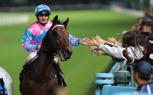 Andrea Atzeni has a strong book of rides on Wednesday. Photos: Kenneth Chan