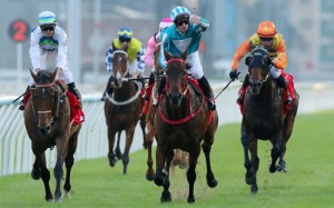 Romantic Warrior defeats Voyage Bubble at Sha Tin. Photos: Kenneth Chan