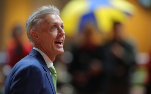 Mark Newnham unleashes two of his leading lights on Saturday. Photos: Kenneth Chan