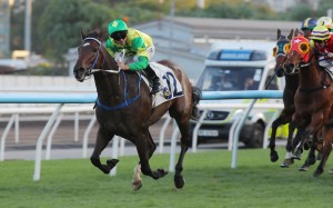 Sky Trust and Maxime Guyon run riot at Sha Tin. Photos: Kenneth Chan