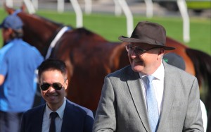 Trainer David Hayes is all smiles at Sha Tin. Photos: Kenneth Chan