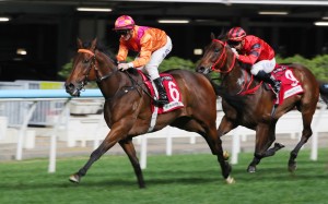 Max Que cruises to victory under Zac Purton last start. Photos: Kenneth Chan