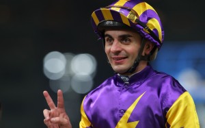 Andrea Atzeni sits third in the jockeys’ premiership. Photos: Kenneth Chan