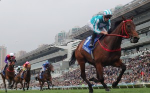 Romantic Warrior cruises home at Sha Tin. Photos: Kenneth Chan