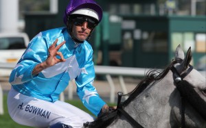 Hugh Bowman after riding a winner at Sha Tin. Photos: Kenneth Chan
