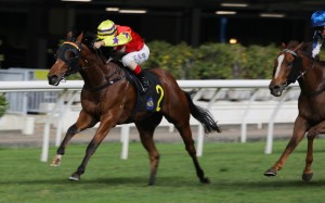 Crimson Flash and Andrea Atzeni triumph at Happy Valley: Photos: Kenneth Chan