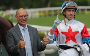 James Orman and Chris So celebrate a win at Sha Tin. Photos: Kenneth Chan