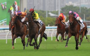 Thunder Kit and Vincent Ho win at Sha Tin. Photos: Kenneth Chan