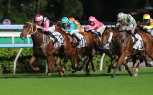 Beauty Joy (5) wins at Sha Tin. Photos: Kenneth Chan