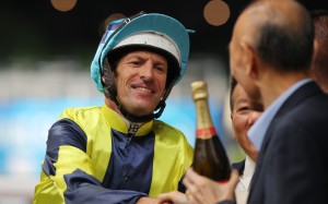 Hugh Bowman celebrates a Happy Valley winner. Photos: Kenneth Chan