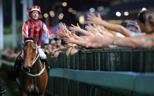 Liveandletlive and Hugh Bowman return after winning at Happy Valley. Photos: Kenneth Chan