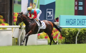 Ka Ying Rising scores an explosive first-up win under Zac Purton. Photos: Kenneth Chan