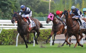 Lucy In The Sky wins at Sha Tin in 2024. Photos: Kenneth Chan