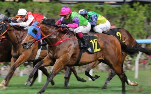 Bunta Baby scores under Alexis Badel at the Valley in March. Photos: Kenneth Chan
