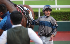 Andrea Atzeni secured a double at Sha Tin on Sunday. Photos: Kenneth Chan