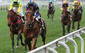 Aethero coasts to victory to give Zac Purton his 100th winner of the season. Photos: Kenneth Chan