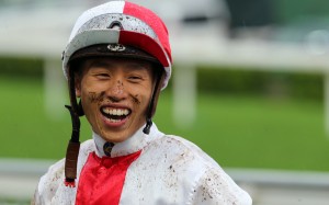 Vincent Ho celebrates his 250th Hong Kong winner at Sha Tin on Sunday. Photos: Kenneth Chan