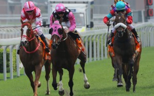 Beauty Generations cruises to victory in the Group One Champions Mile. Photos: Kenneth Chan