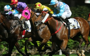 Ruletheroost (outside) goes on to win at Happy Valley last start. Photos: Kenneth Chan