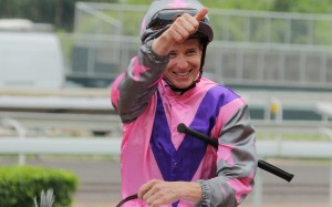 Jockey James Mcdonald returns to the winner’s circle on Champion’s Day last month. Photos: Kenneth Chan