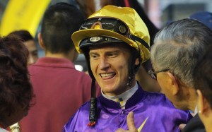 Jockey Zac Purton celebrates another winner. Photos: Kenneth Chan