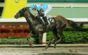 Fame And Fortune coasts to victory at Sha Tin on Wednesday night. Photos: Kenneth Chan