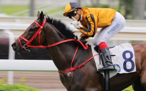 Grant van Niekerk enjoys every second of his first Group win. Photos: Kenneth Chan