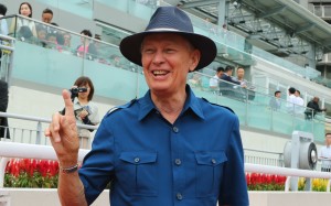 John Moore celebrates his win with Magic Success at Sha Tin on Sunday. Photos: Kenneth Chan