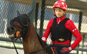 Douglas Whyte returns after working Adonis during the week. Photos: Kenneth Chan