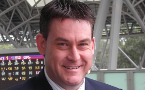 Hong Kong race caller Brett Davis. Photo: Handout