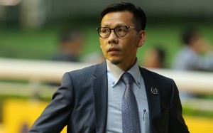 Trainer Frankie Lor at Happy Valley on Wednesday night. Photos: Kenneth Chan