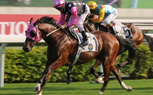 Beauty Generation clears out to win the Group Three Celebration Cup first-up. Photos: Kenneth Chan