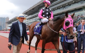 John Moore, Zac Purton and Beauty Generation. Photo: Kenneth Chan