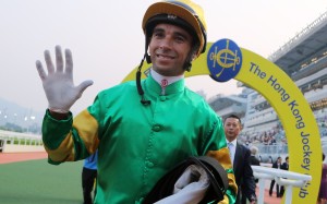 Joao Moreira celebrates a five-timer at Sha Tin earlier this season. Photos: Kenneth Chan